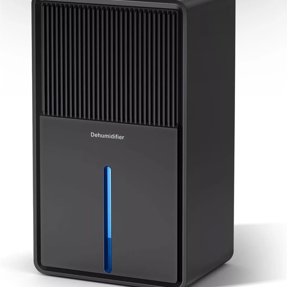 Black Dehumidifier 101OZ Quiet Dehumidifier For Home 7 Colorful Nightlight - Picture 1 of 11